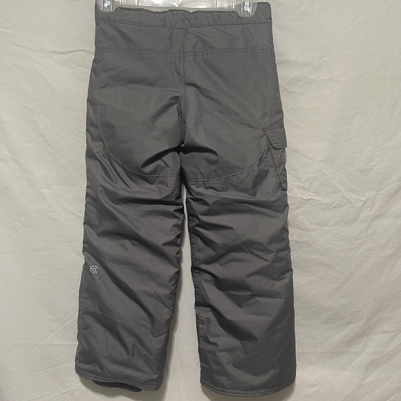 Champion Kids UNISEX Gray with Neon Pink Details Snow Ski Pants Size 6… - Picture 3 of 11